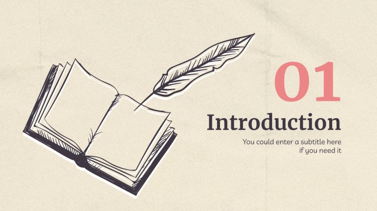 Writing History Thesis presentation template