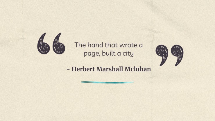 Writing History Thesis presentation template