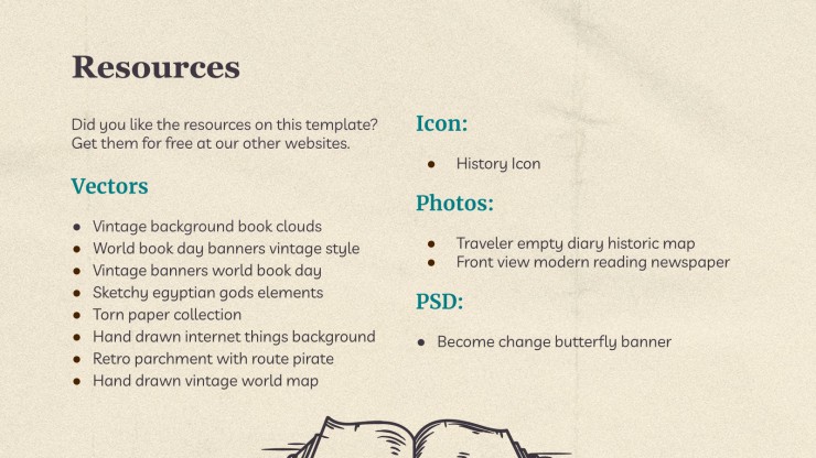 Writing History Thesis presentation template