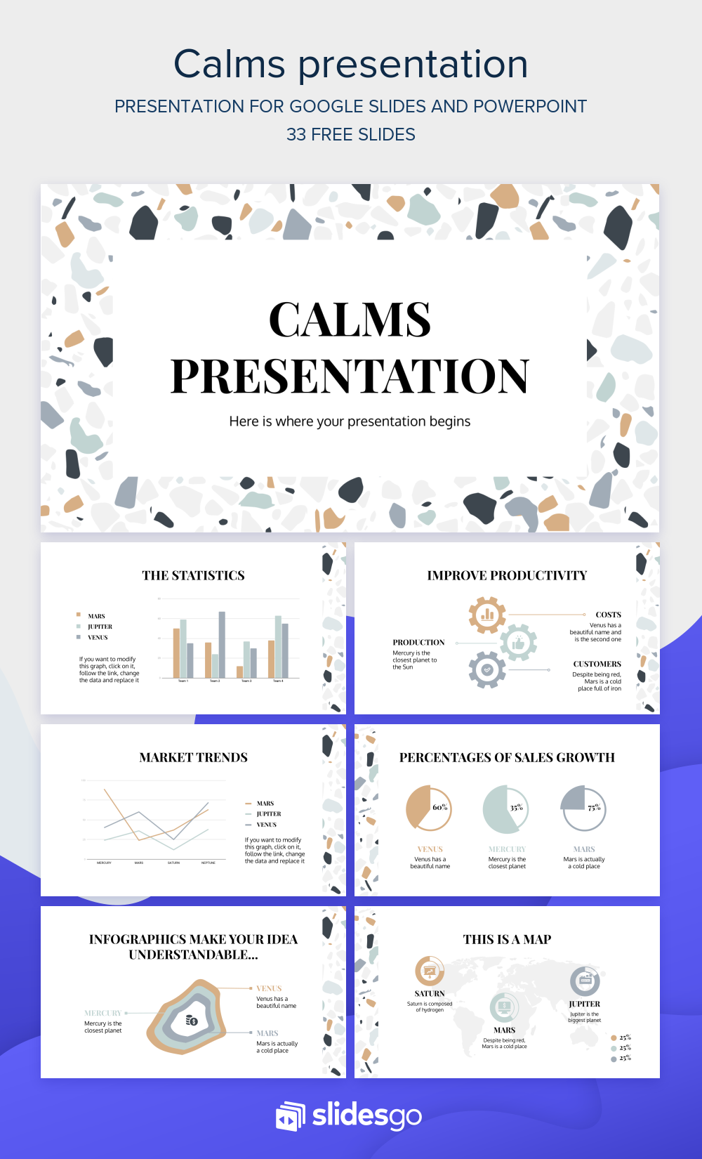 Calms Presentation | Google Slides & PowerPoint template
