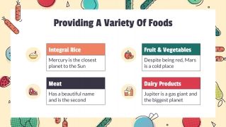 Atelier sur la nutrition et l’alimentation : Modèles de présentation