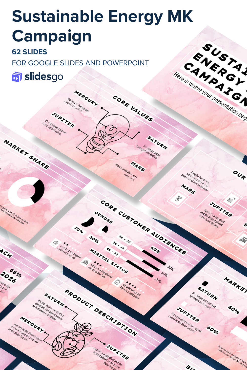 Sustainable Energy MK Campaign | Google Slides & PPT template
