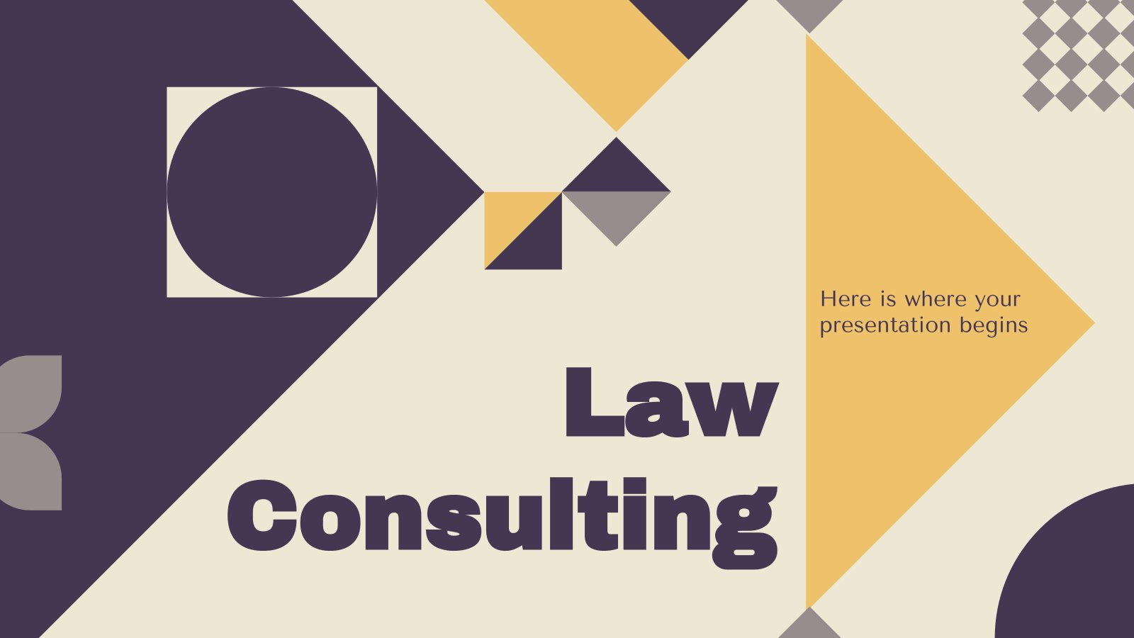 Law Consulting Sales Pitch presentation template 