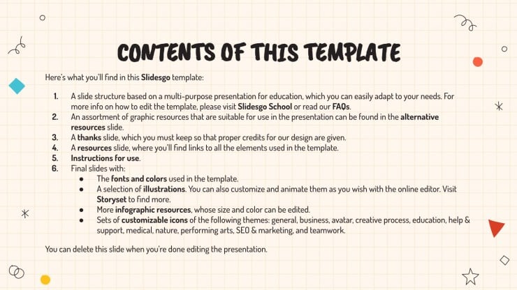 Math Subject for Elementary - 1st Grade: Operations presentation template 