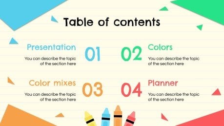 Science Subject for Pre-K: Identify Basic Colors and Explore Color Mixing presentation template 