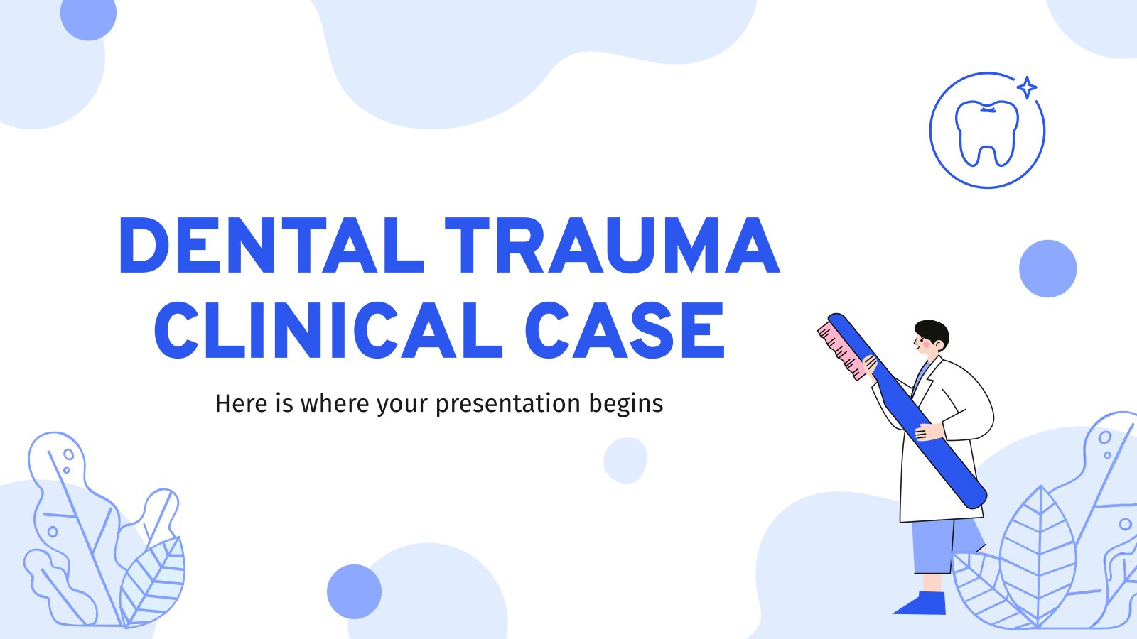 Free templates for Google Slides and PPT about Dentistry
