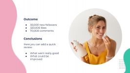 Plantilla de presentación Marketing para influencers