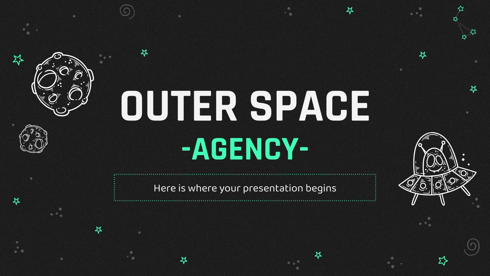 Outer Space Agency presentation template 