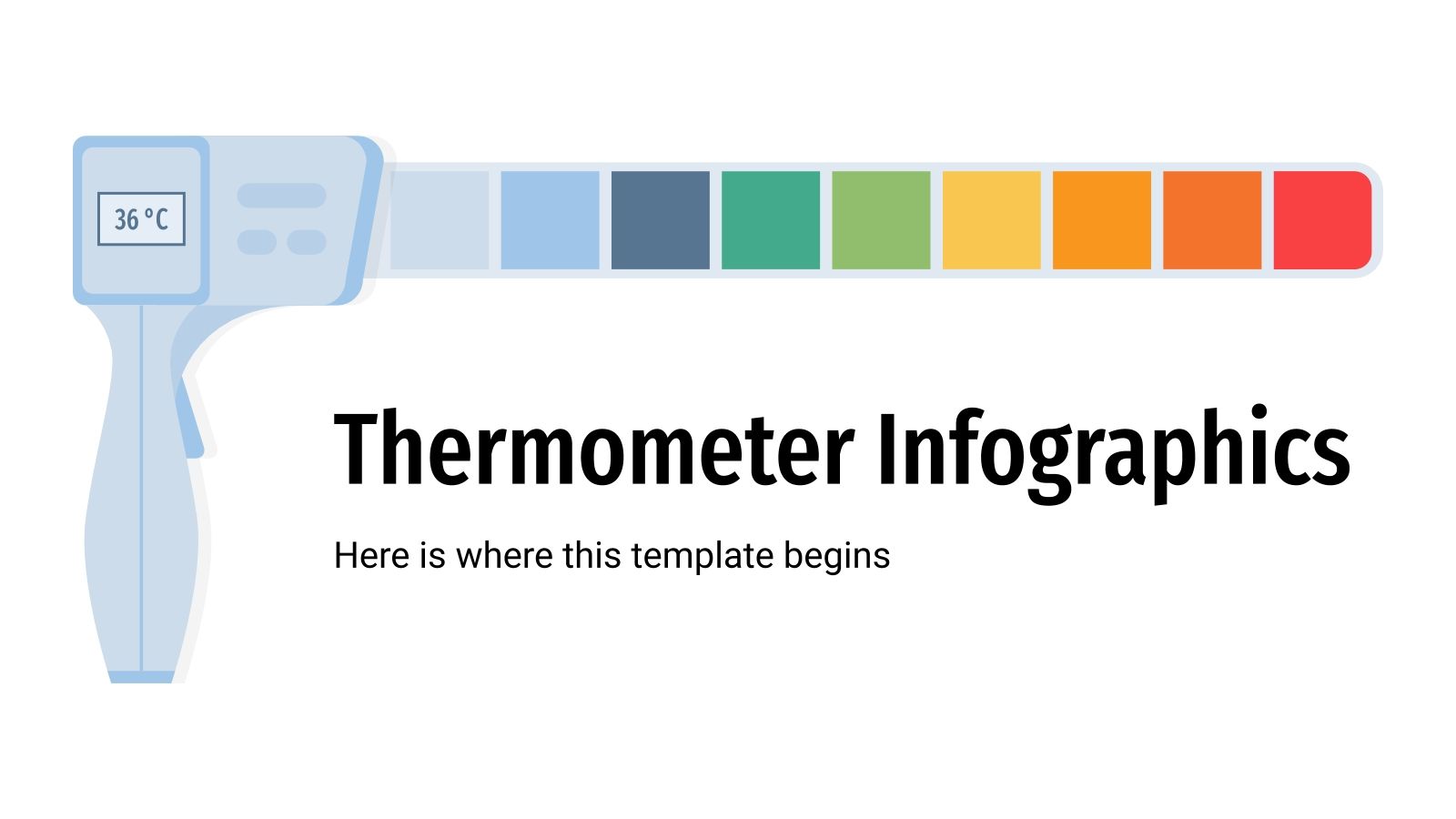 Thermometer Infographics for Google Slides and PPT