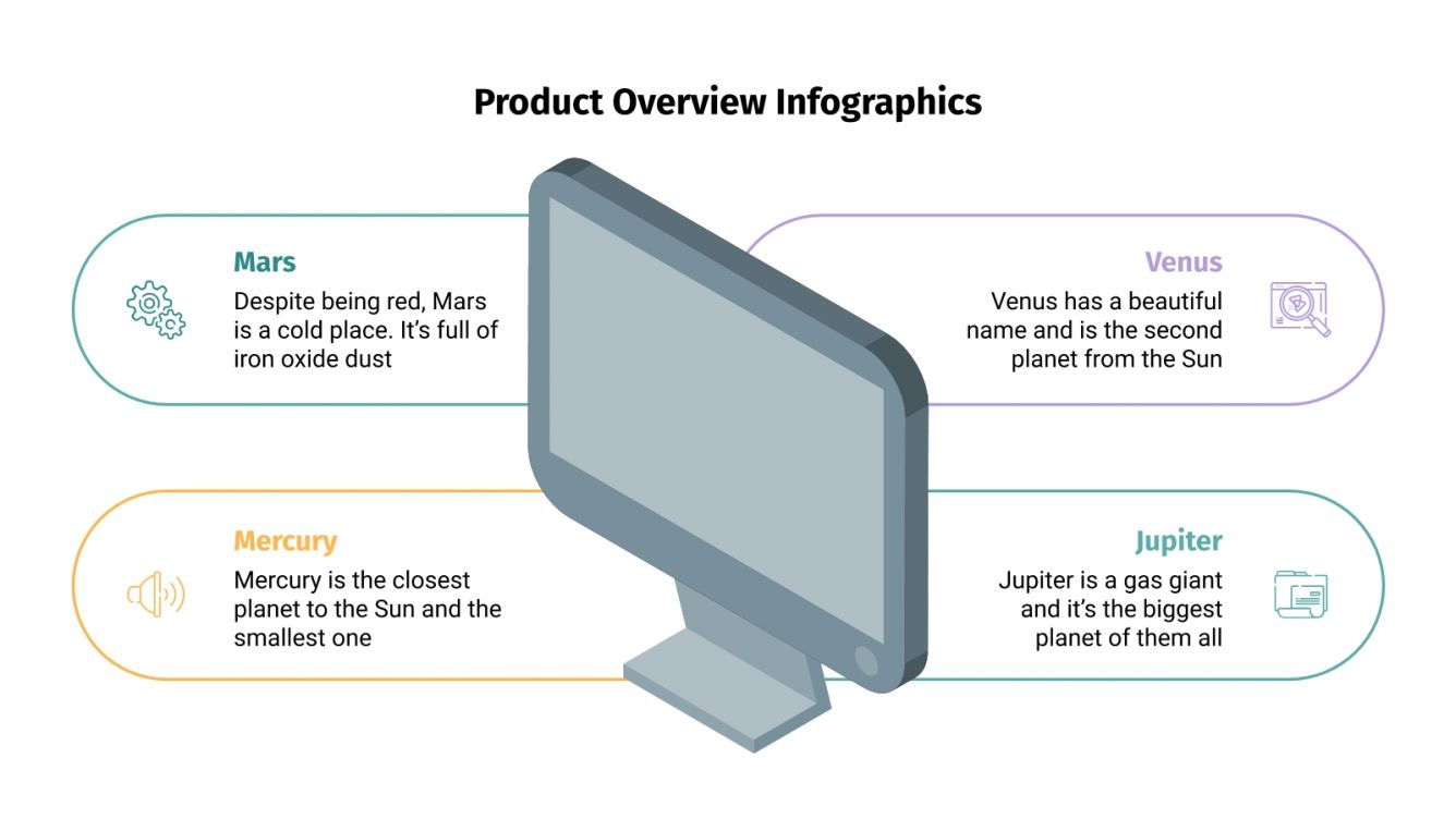 Free Product Overview Infographics for Google Slides and PPT