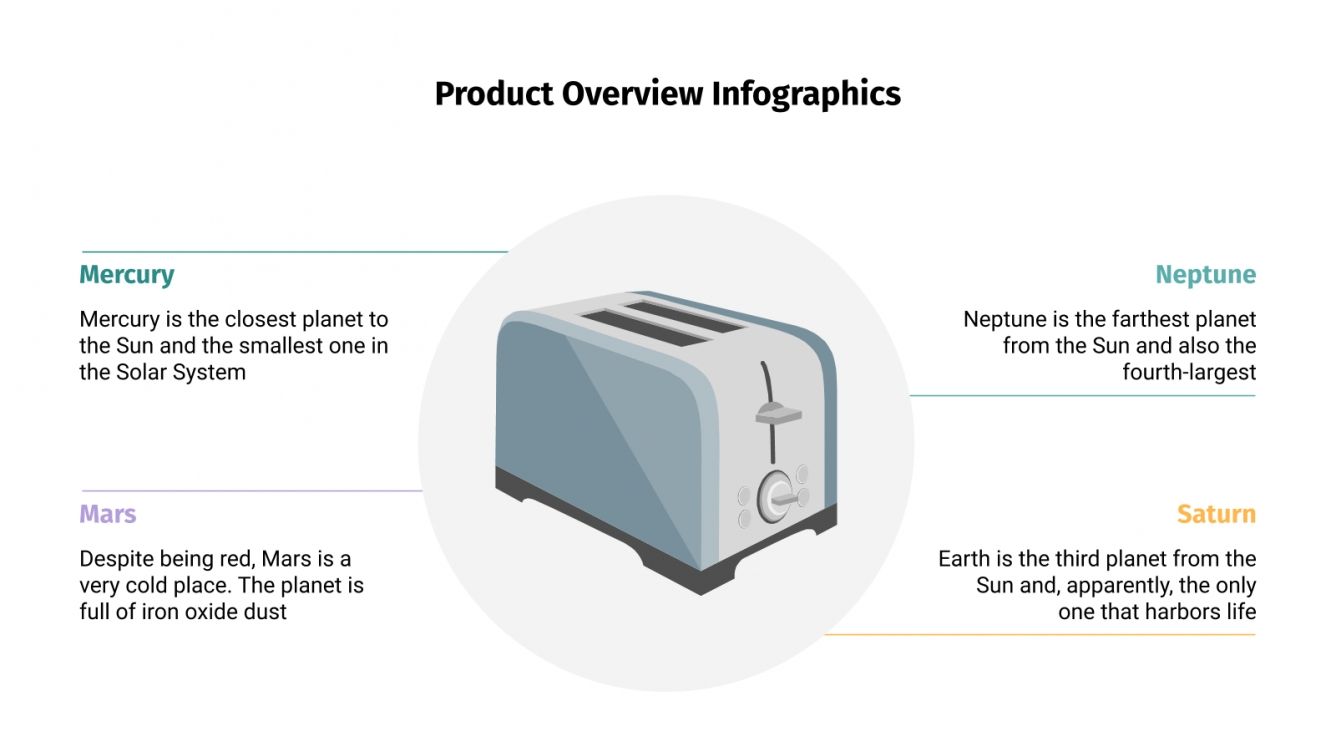 Free Product Overview Infographics for Google Slides and PPT