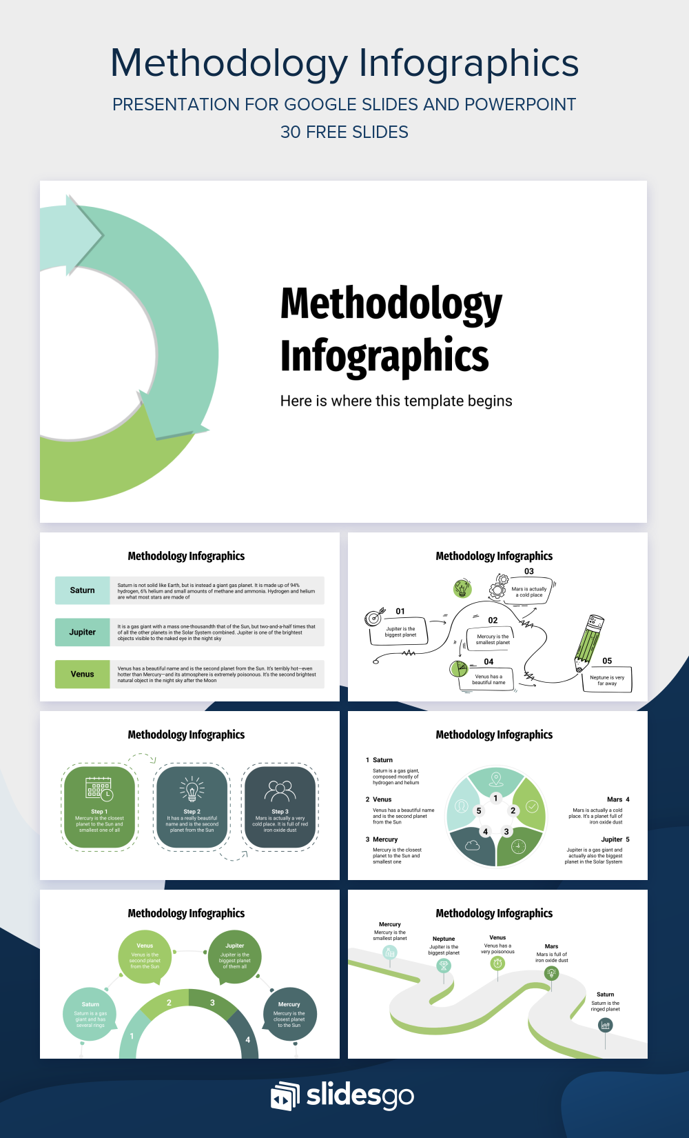 Methodology Infographics Google Slides and PowerPoint template
