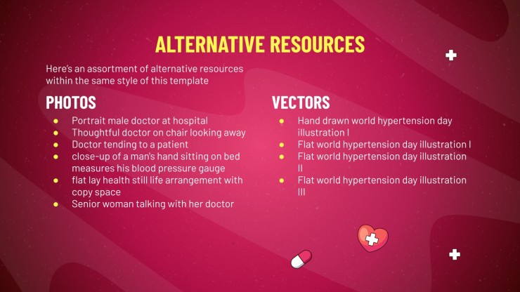 Hypertension Condition presentation template 