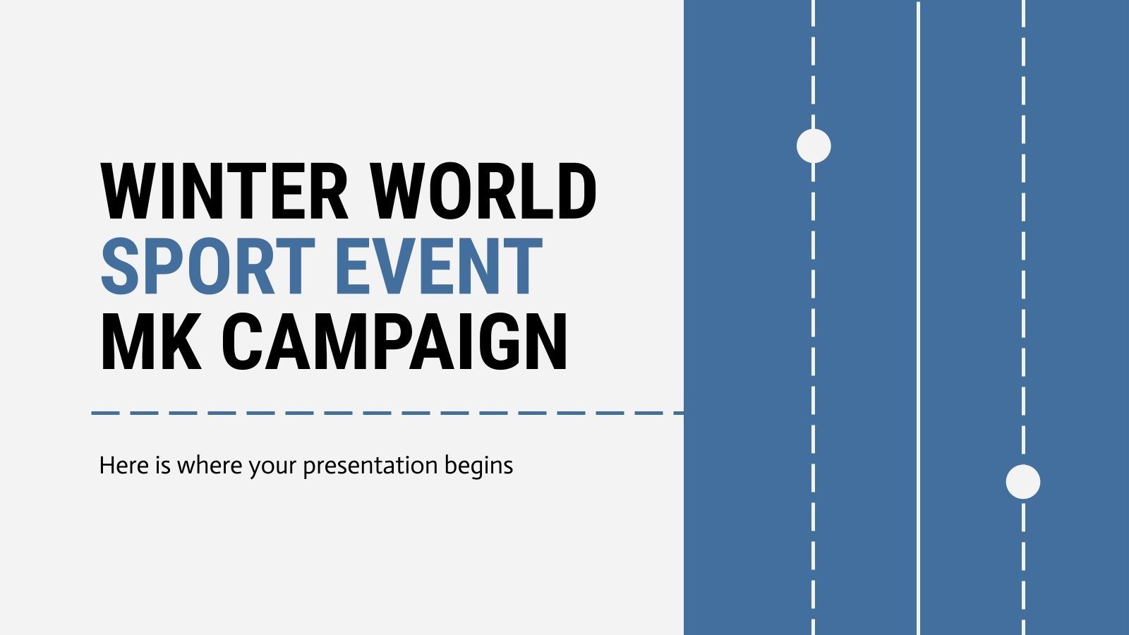 Winter World Sport Event MK Campaign Google Slides & PPT