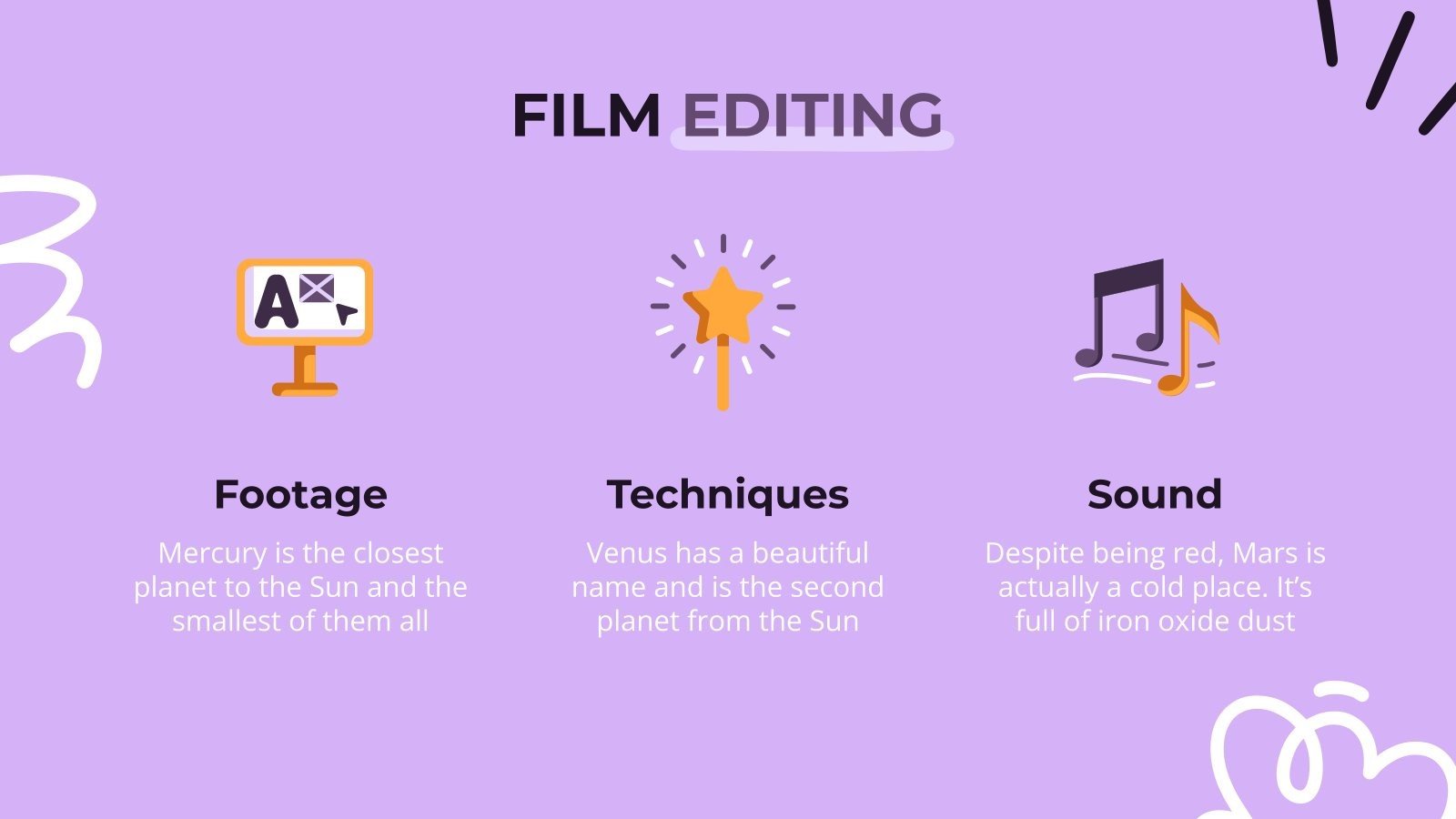 Cinema & Film Major for College Google Slides & PPT