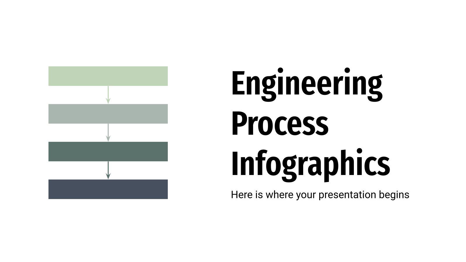 Engineering Process Infographics presentation template 