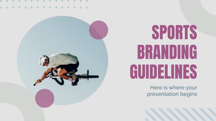 Sport Branding Guidelines presentation template