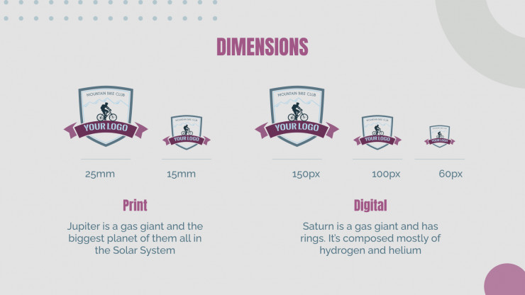 Sport Branding Guidelines presentation template