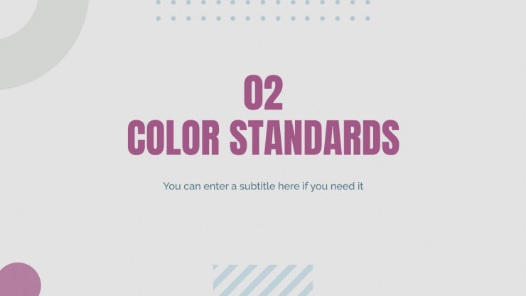 Sport Branding Guidelines presentation template