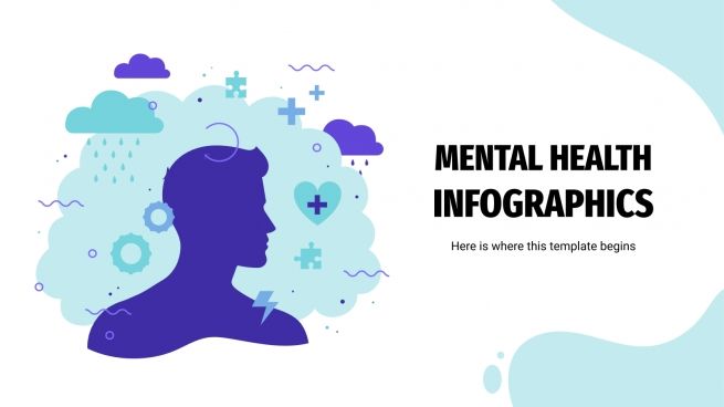 Mental Health Infographics presentation template