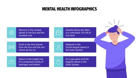 Mental Health Infographics presentation template