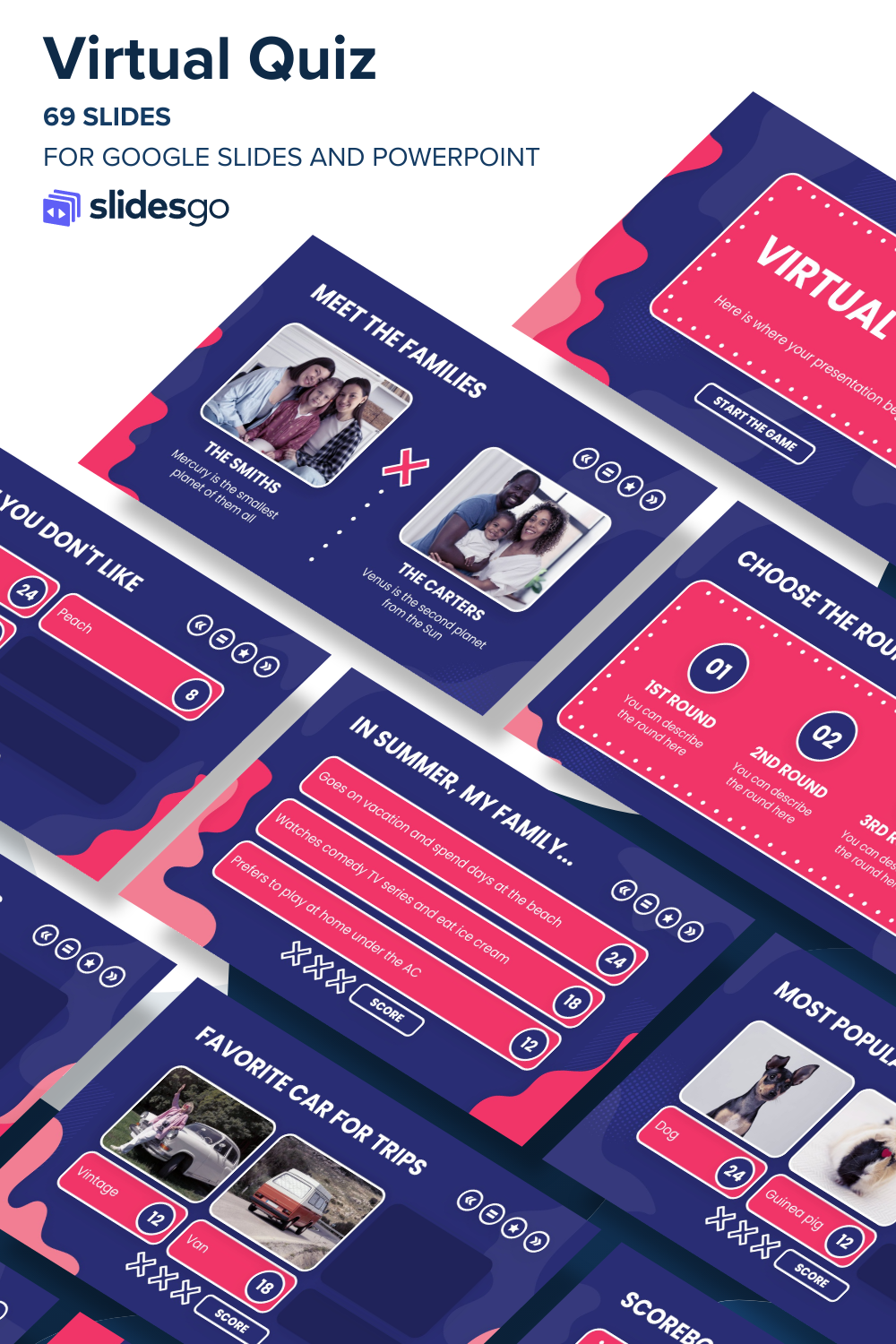 Virtual Family Fewd | Google Slides & PowerPoint template