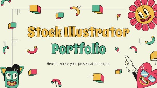 Stock Illustrator Portfolio | Google Slides & PowerPoint
