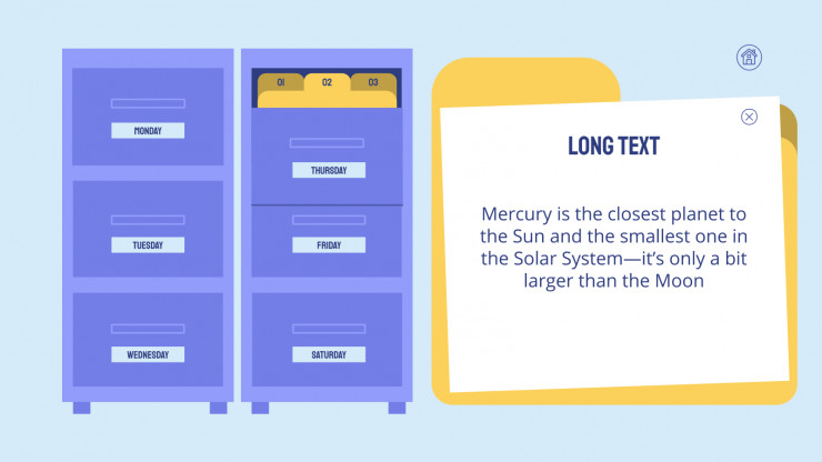 Interactive File Cabinets presentation template 