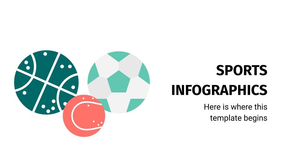 Sport-Infografik Präsentationsvorlage