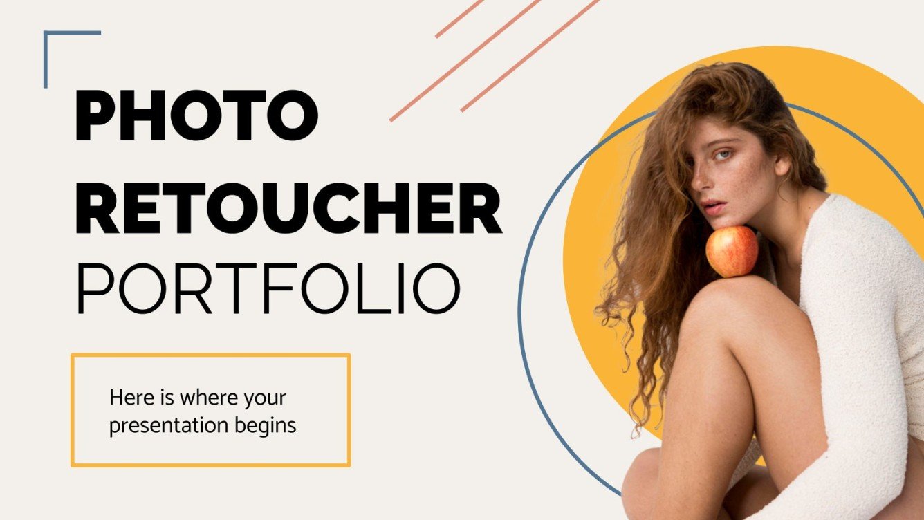 Photo Retoucher Portfolio Google Slides & PowerPoint