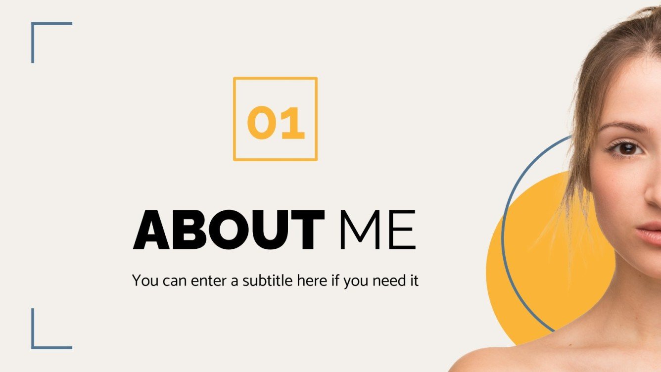 Photo Retoucher Portfolio Google Slides & PowerPoint