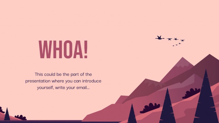Mountain Backgrounds presentation template
