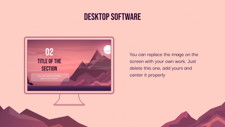 Mountain Backgrounds presentation template