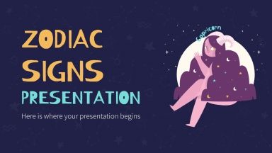 Zodiac Signs presentation template