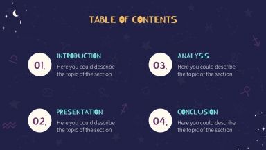 Zodiac Signs presentation template