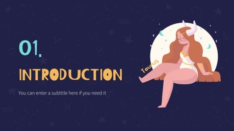Zodiac Signs presentation template
