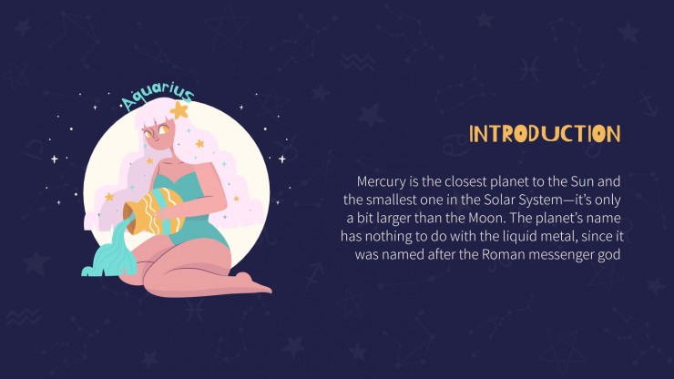 Zodiac Signs presentation template