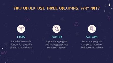 Zodiac Signs presentation template