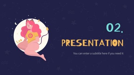 Zodiac Signs presentation template