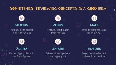 Zodiac Signs presentation template