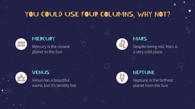 Zodiac Signs presentation template