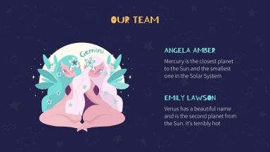 Zodiac Signs presentation template