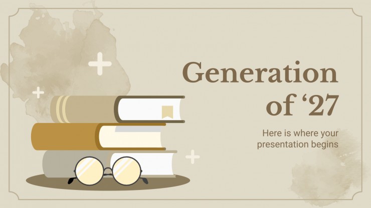 Generation of '27 presentation template
