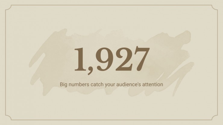Generation of '27 presentation template