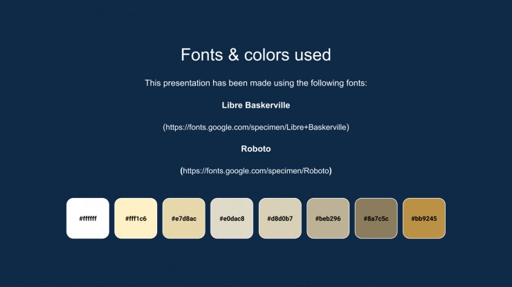 Generation of '27 presentation template