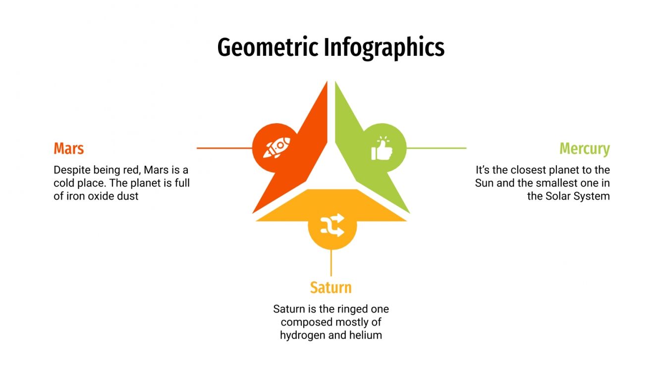 Free Geometric Infographics for Google Slides and PowerPoint