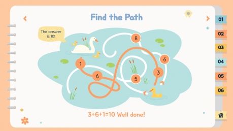 Nature Activities Binder presentation template