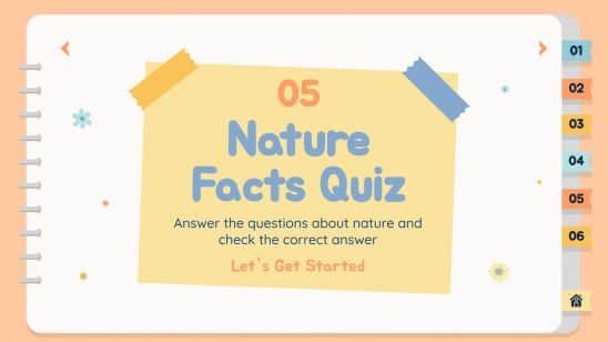 Nature Activities Binder presentation template