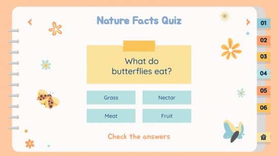 Nature Activities Binder presentation template
