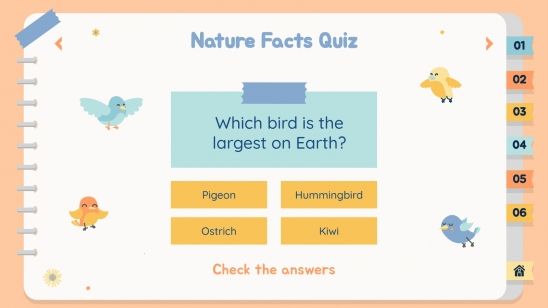 Nature Activities Binder presentation template